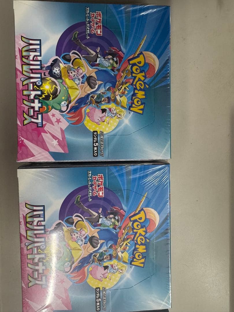 ポケモンカード　バトルパートナーズ4箱、テラスタルフェス6箱　新品シュリンク付き