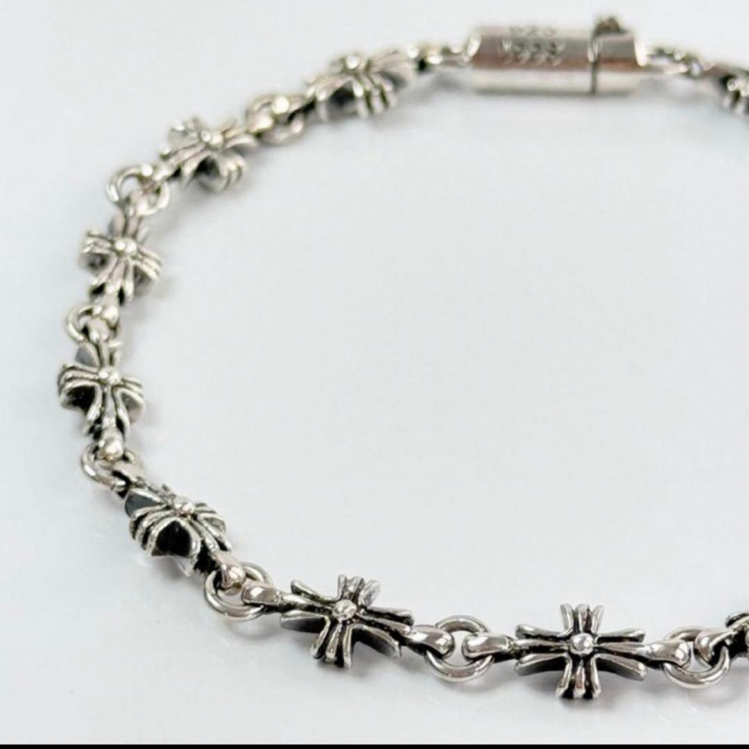 【即発送】クロス メンズ シルバー 925 ブレスレット