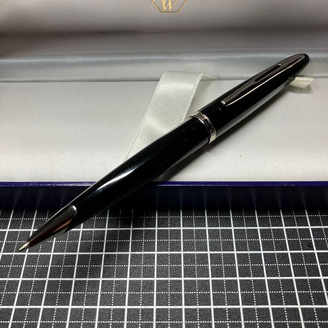 ウォーターマンカレン ブラックシーSTボールペン　試筆使用のみ