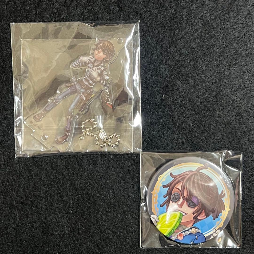 第五人格 囚人 ルカ アクリルスタンド 真髄メモリアル 缶バッジ