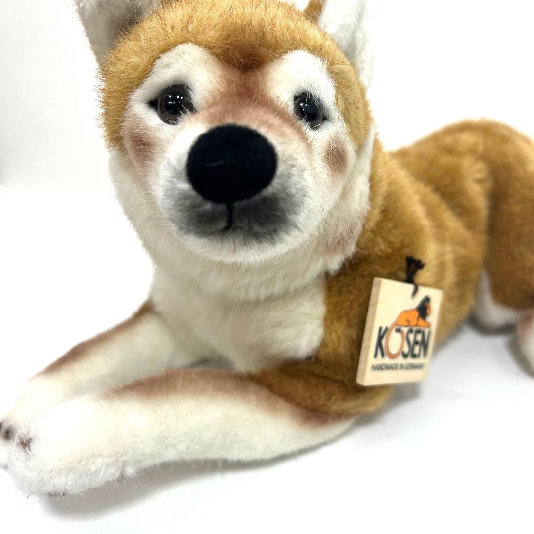 【KOSEN】ケーセン　ぬいぐるみ　芝犬　伏せ