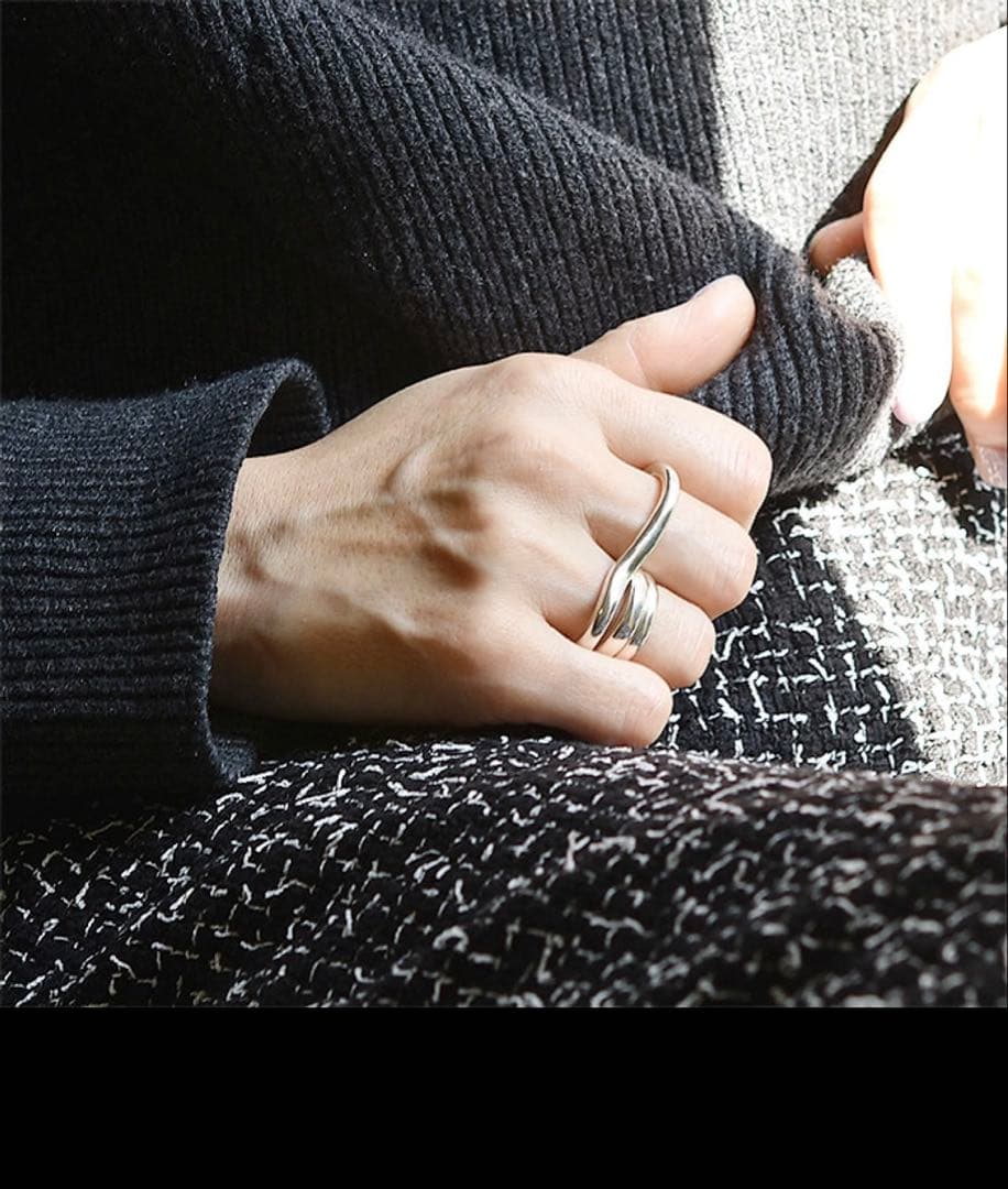 STORY Oggi 掲載BULBSダブルリング ダブルフィンガーリング