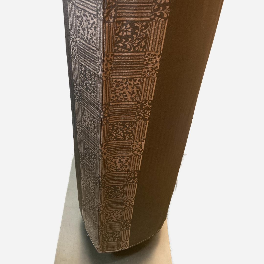 小紋 こげ茶色 裄69 身丈166.5 袷 正絹 着物 - メルカリ