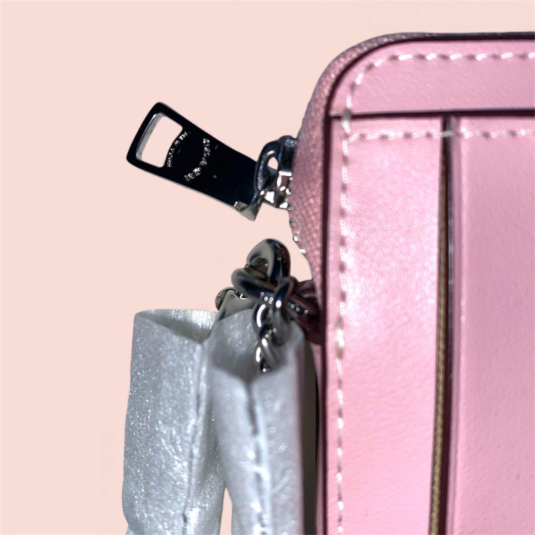 【新品】 COACH コーチ ケース カードケース 定期入れ 白 ピンク