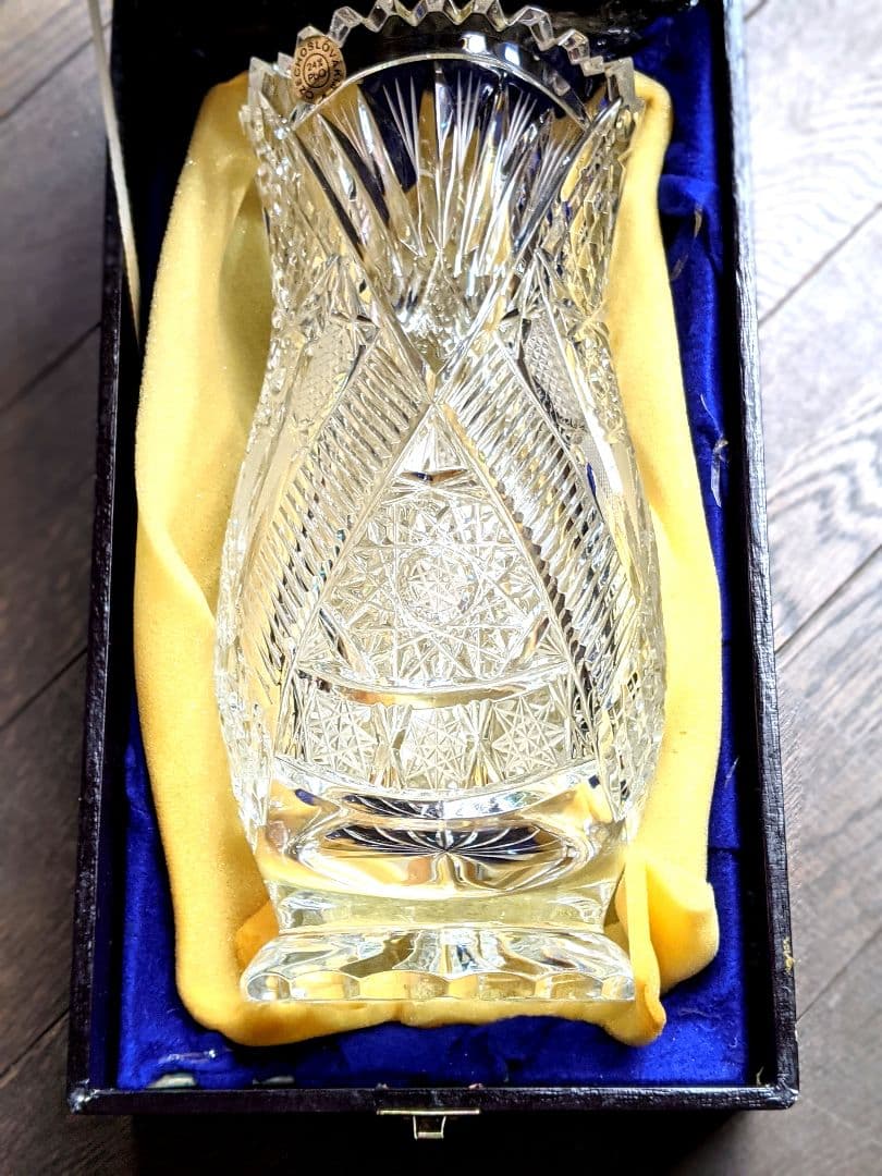 チェコスロバキア ボヘミア 花瓶