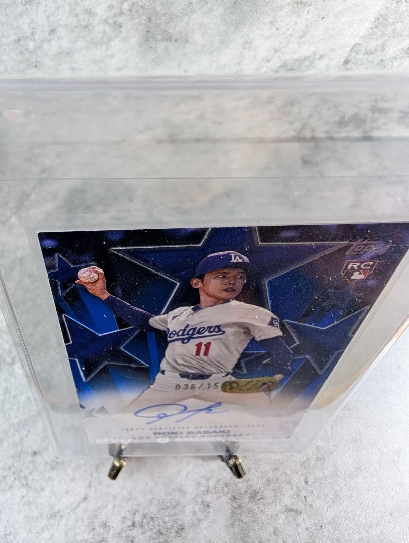 150枚限定】佐々木朗希 直筆サイン 2025 Topps RC ドジャース