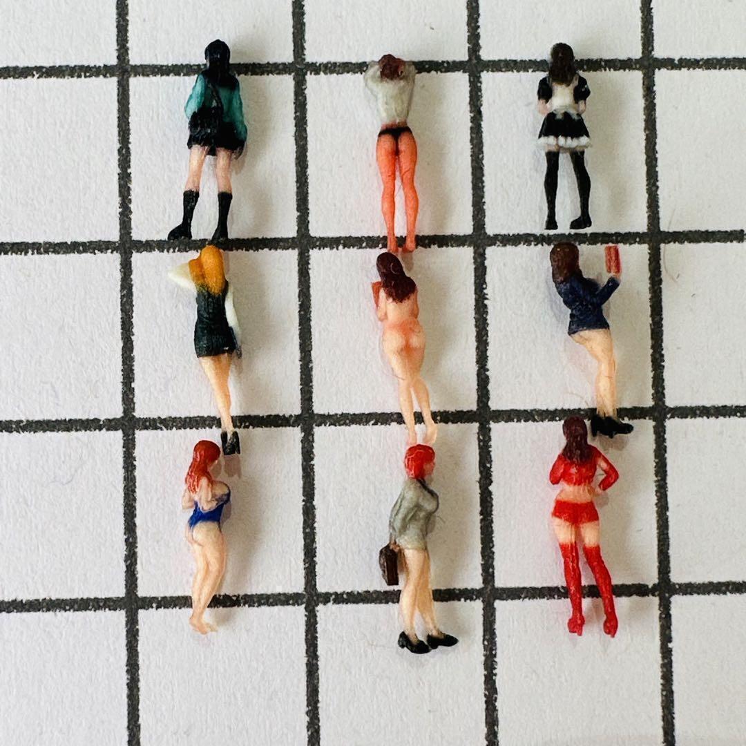 Nゲージ　1/150 オーシャンコスモス　フィギュア9体　1/64より小