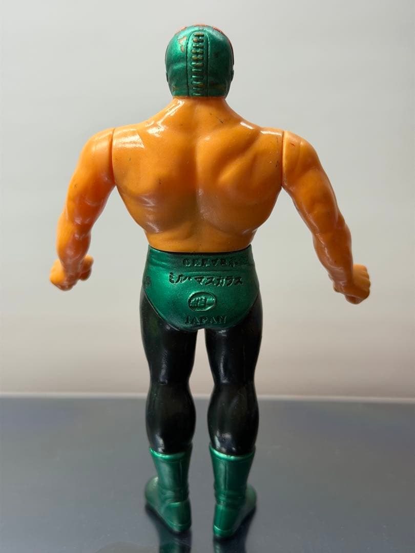 【希少・当時物】ポピー スーパープロレスラー ミル・マスカラス ソフビ 14cm
