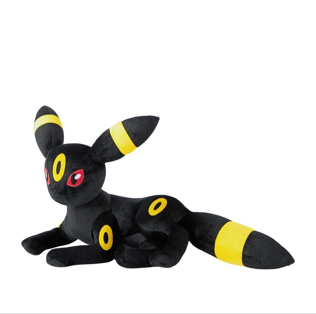 ポケモンセンター　ぬいぐるみ 等身大　ブラッキー 寝そべり　ポケットモンスター