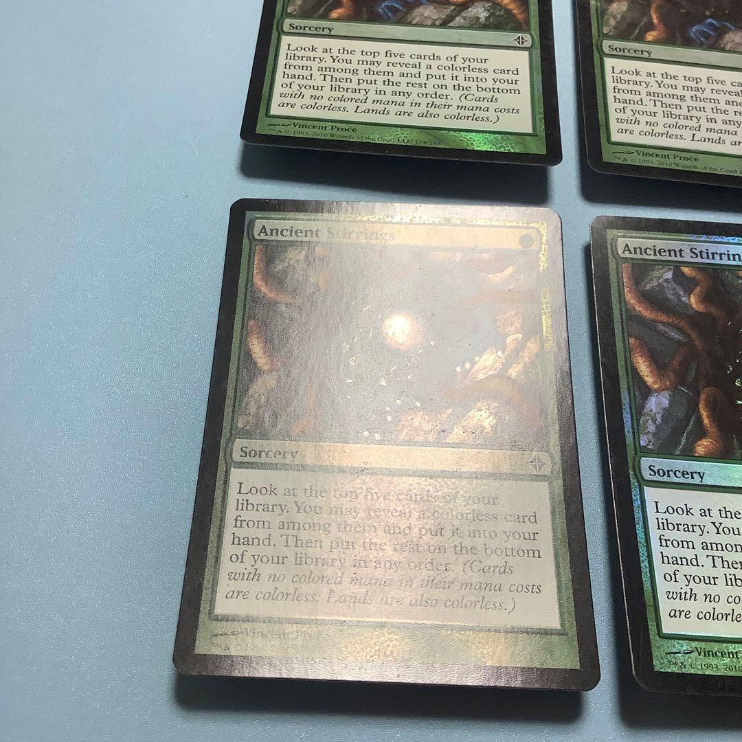 古きものの活性/Ancient Stirrings ROE英語foil4枚セット