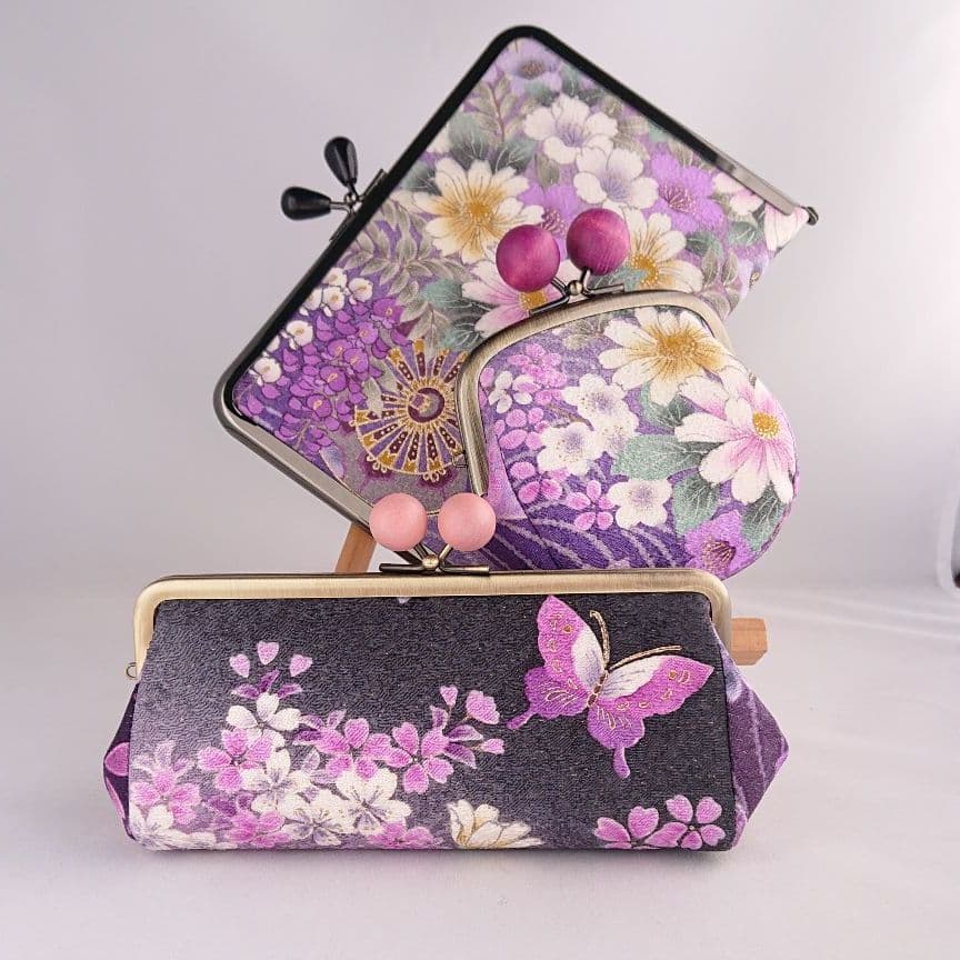 COACH 花柄レザーペンケース 保存袋付き 大人可愛いペンケースの