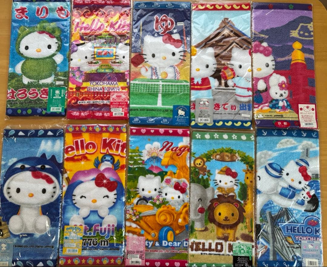 ご当地キティ・ハンドタオルまとめ売り