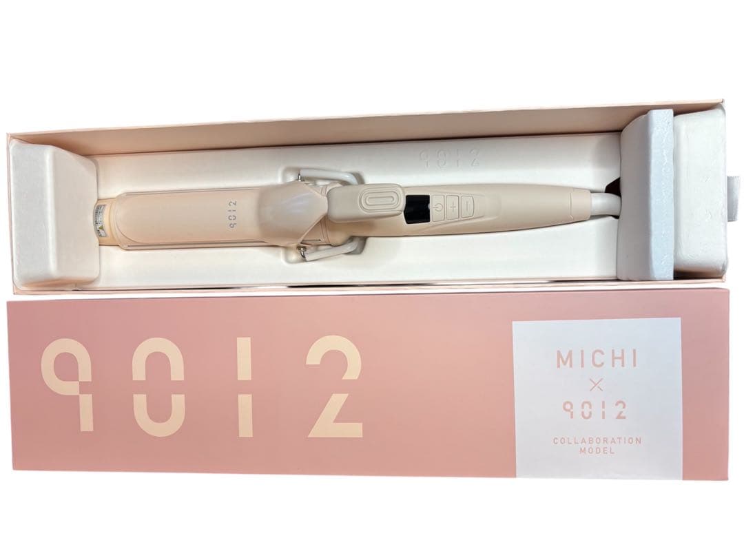 1度だけ使用 クレイツ カールアイロン 9012 38mm ホワイト - メルカリ