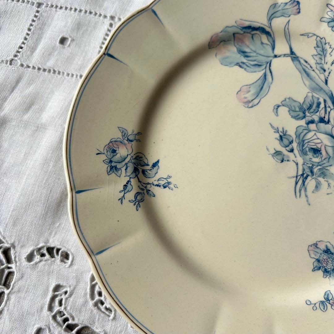 LONGCHAMPS デザート　プレート　b ボタニカル　手彩色