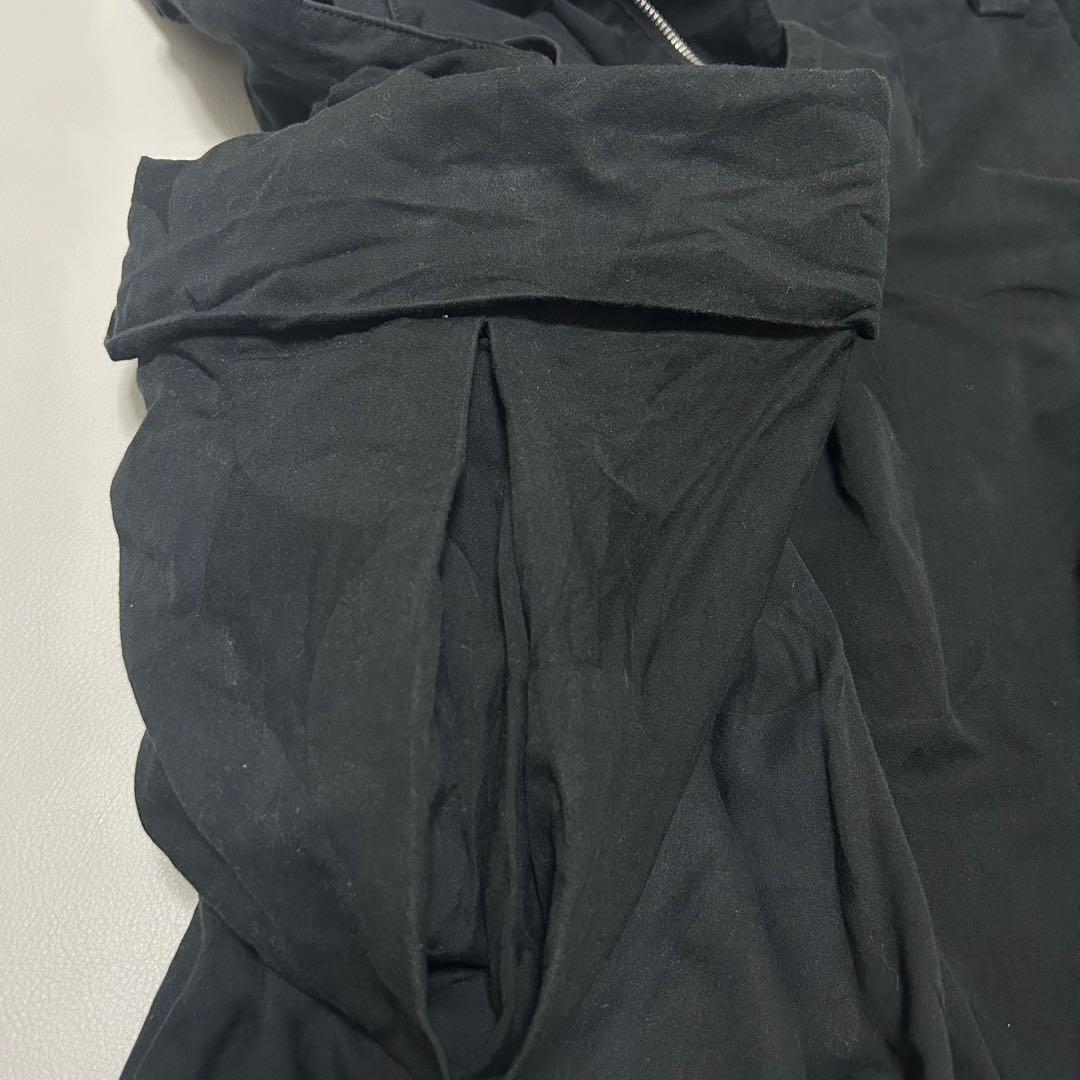 ヨウジヤマモト リミフゥ サルエルパンツ ワイド 変形 オーバーサイズ ドット柄