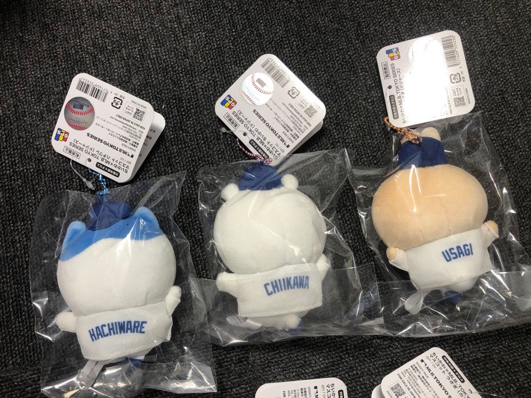 ★新品MLB WORLD TOUR TOKYOちいかわマスコット全種６個セット