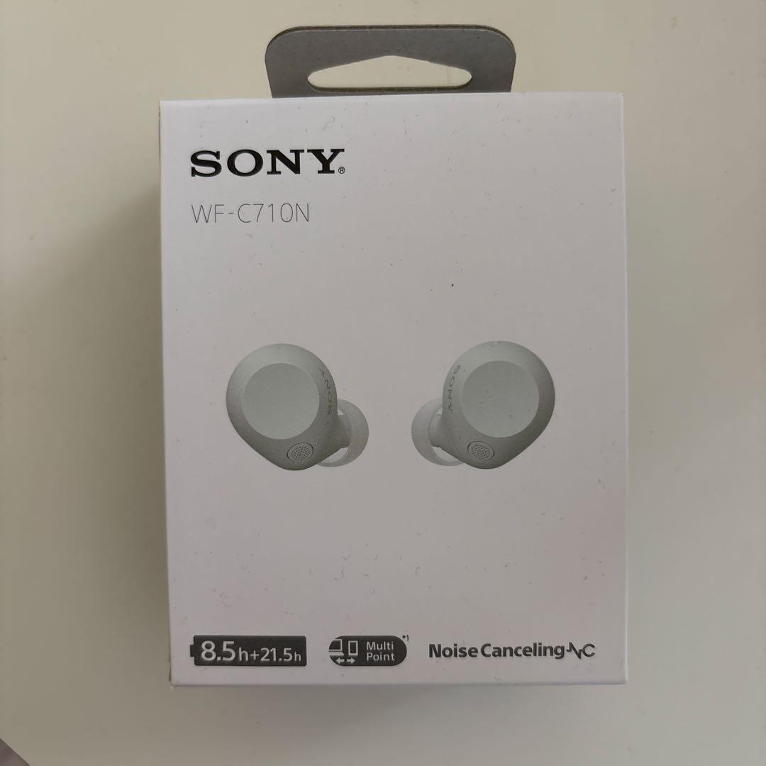 SONY ワイヤレスノイズキャンセリングイヤホンWF-C710N/白 SONY（ソニー） WF-C710N ホワイト ワイヤレスノイズキャンセリング