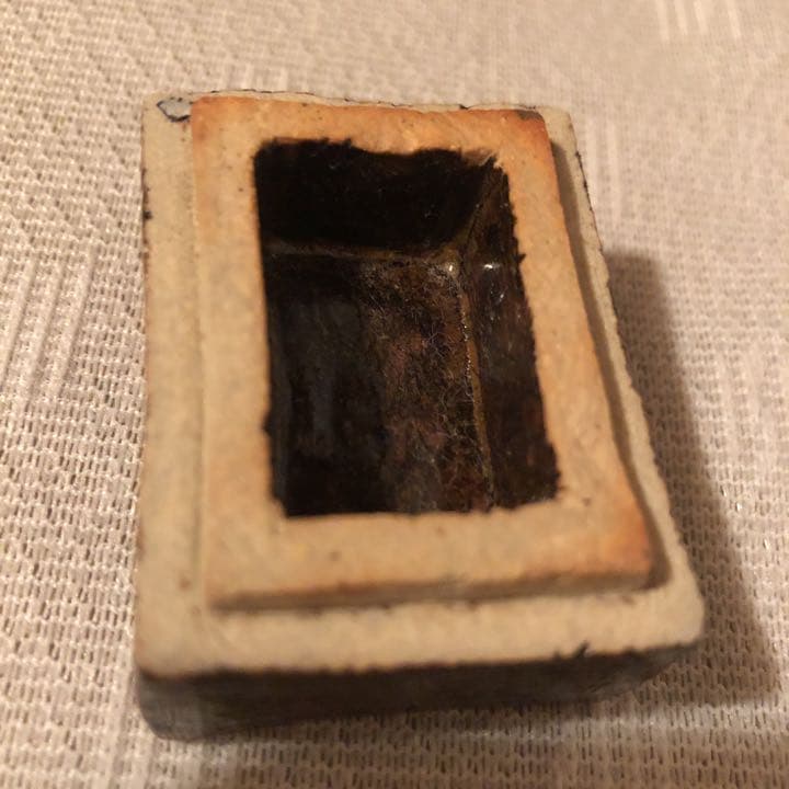 茶道具 香合 茅葺き屋根 田舎家 家型 美術品・アンティーク・コレクション