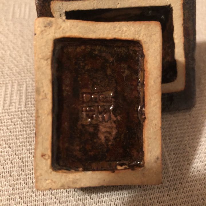 茶道具 香合 茅葺き屋根 田舎家 家型 美術品・アンティーク・コレクション