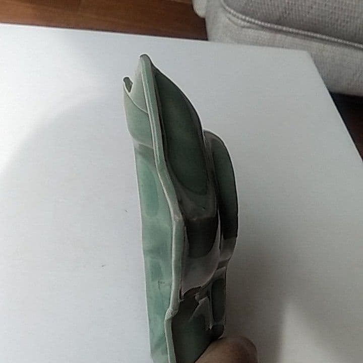 骨董　かえで青磁皿