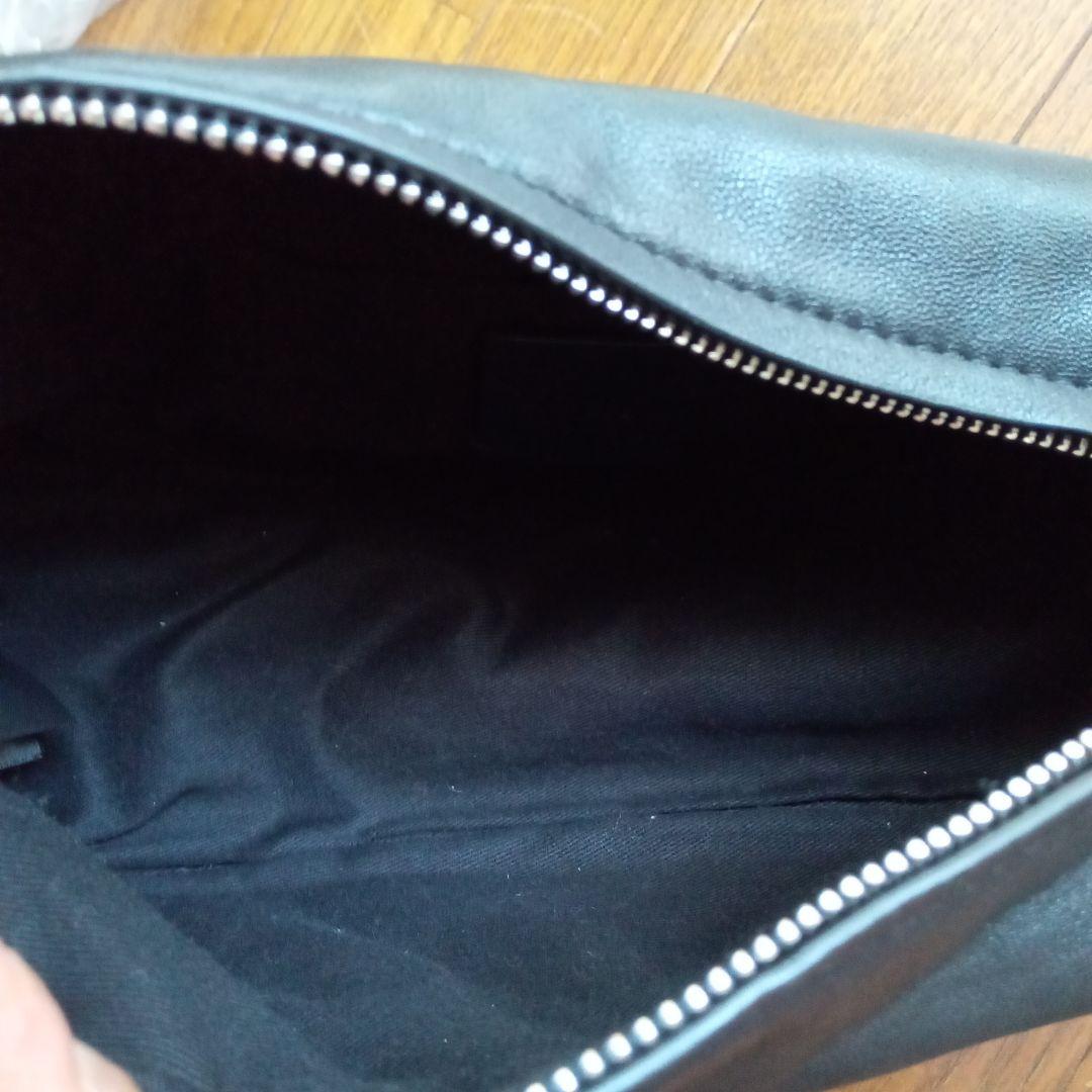 cos レザープリーツベルトバッグ