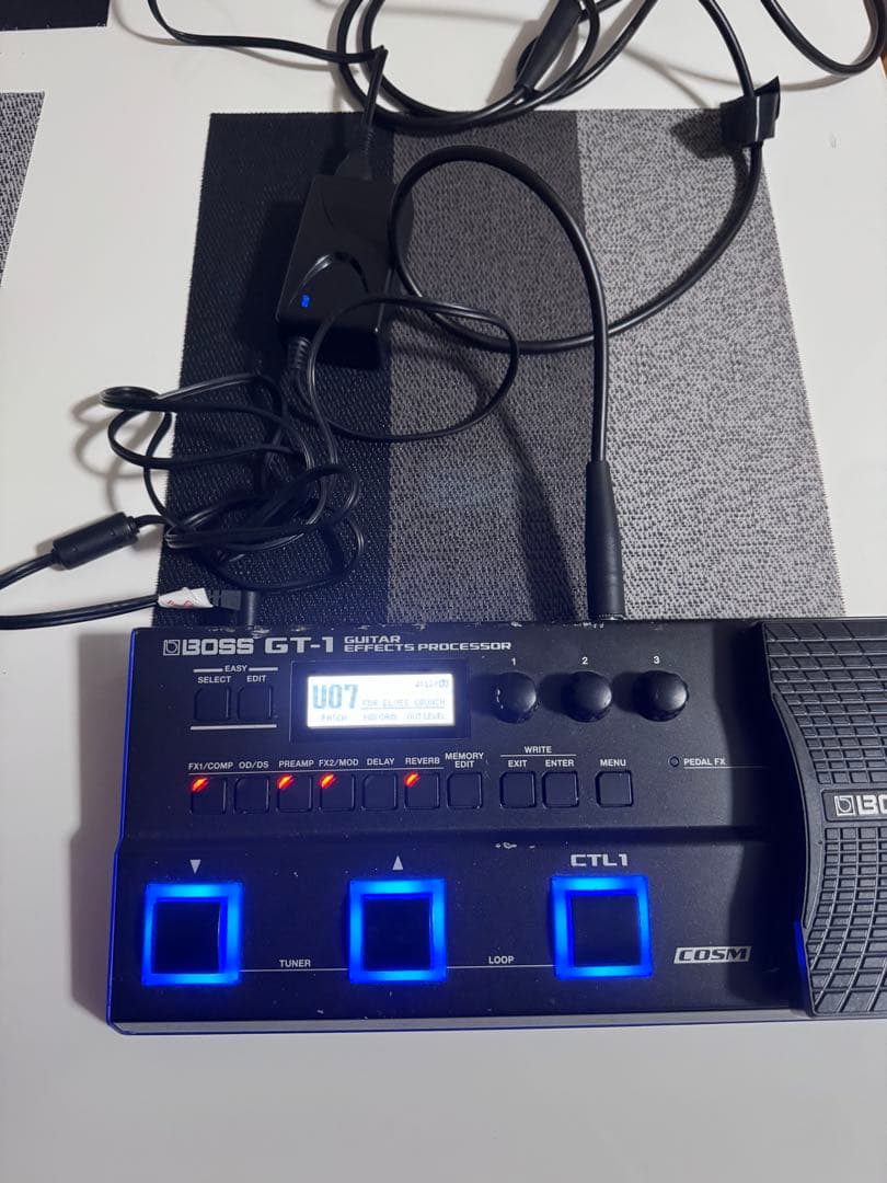 「BOSS GT-1 マルチエフェクター 純正AC付」