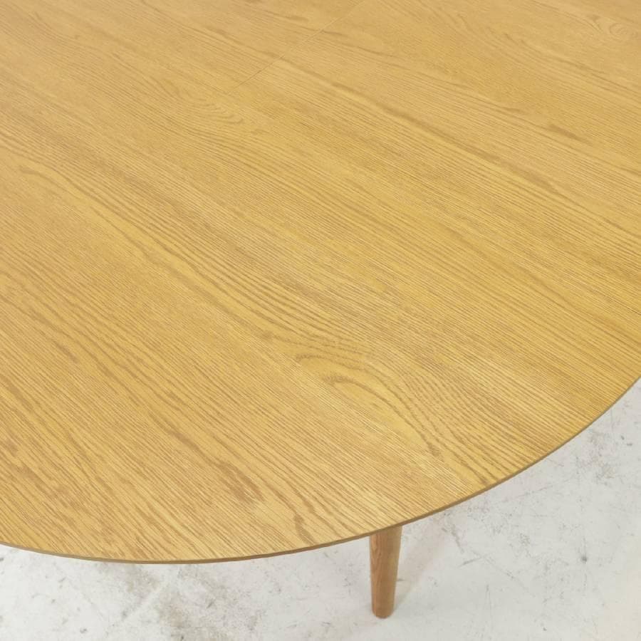 値下 展示美品 24年ウニコ ブレナ エクステンションテーブル Φ1100 伸縮