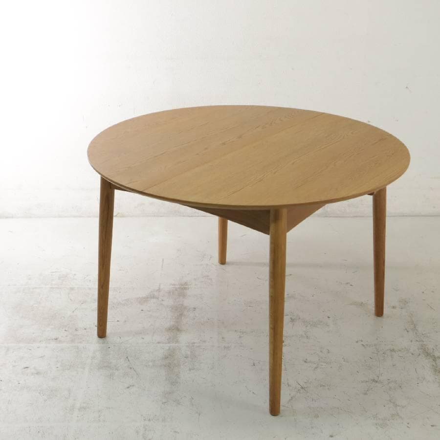 値下 展示美品 24年ウニコ ブレナ エクステンションテーブル Φ1100 伸縮