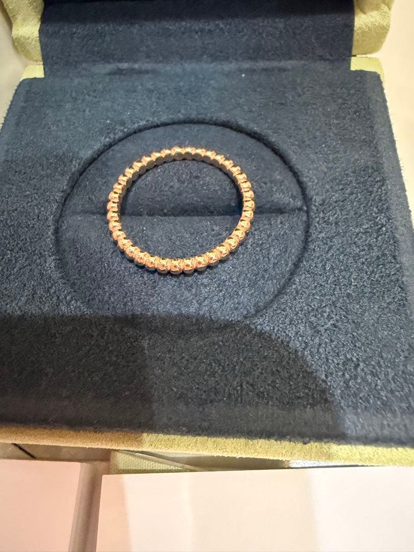 Van Cleef&Arpels ペルレ　リング　スモール　ローズゴールド