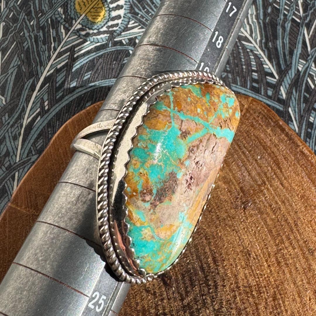 m*a様 90年代　ヴィンテージ 　インディアンジュエリー　ターコイズ 　シルバ