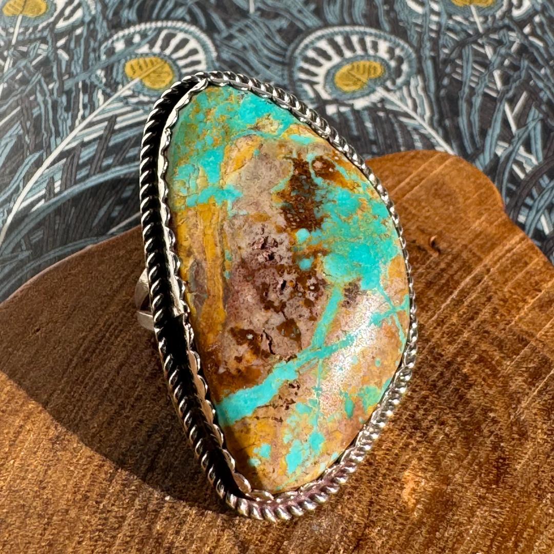 m*a様 90年代　ヴィンテージ 　インディアンジュエリー　ターコイズ 　シルバ