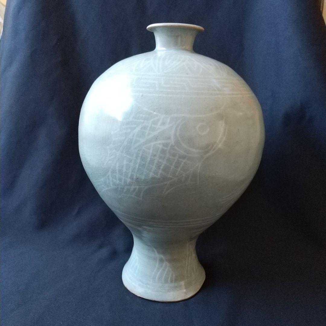 李朝 壺 古箱 箱書きあり 高麗 花瓶 骨董 茶道具