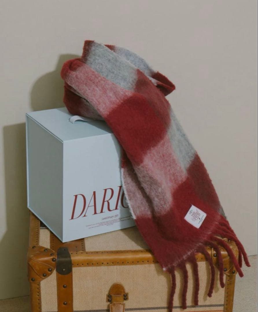 ダーリッチ darich チェックボリュームマフラー ノベルティ - メルカリ