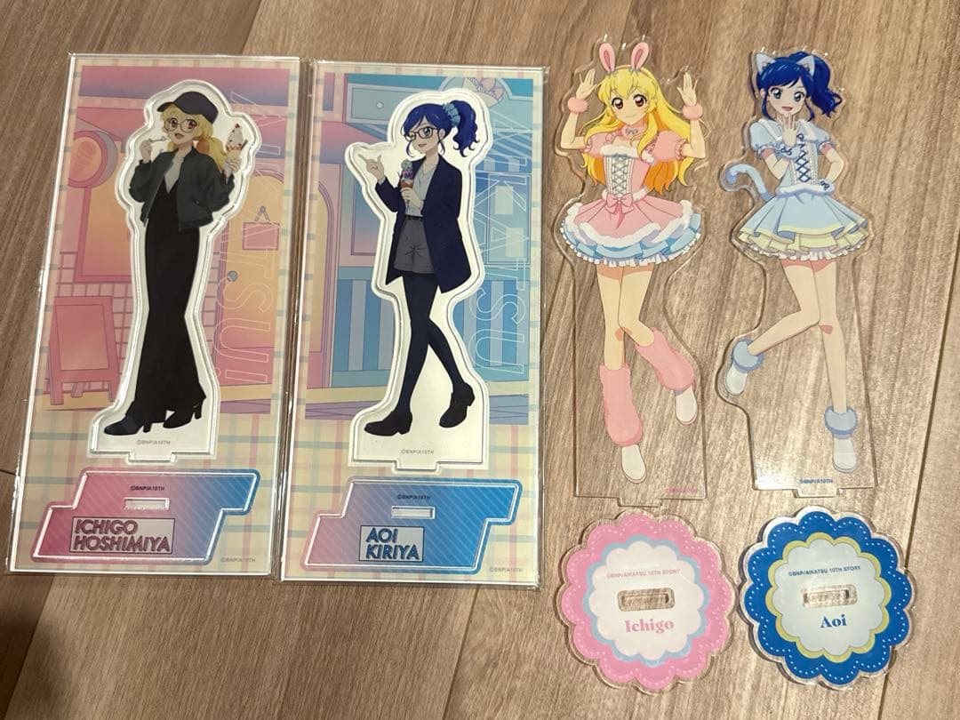 アイカツ お忍び食べ歩き アニマル アクリルスタンド 星宮いちご 霧矢