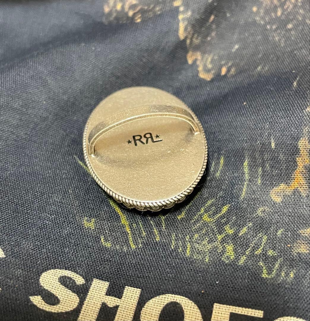 rrl ダブルアールエル　ターコイズ　スカーフリング バンダナスライダー