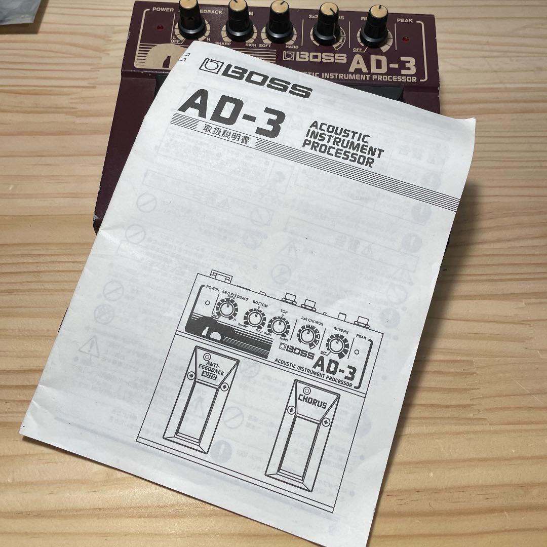 BOSS AD-3 アコースティックギター ウクレレ用エフェクター Amazon