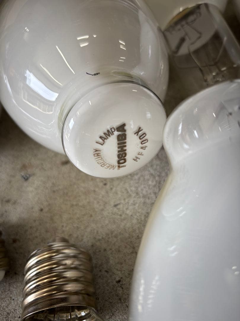 中古品 水銀灯用ランプ HF400X 14個