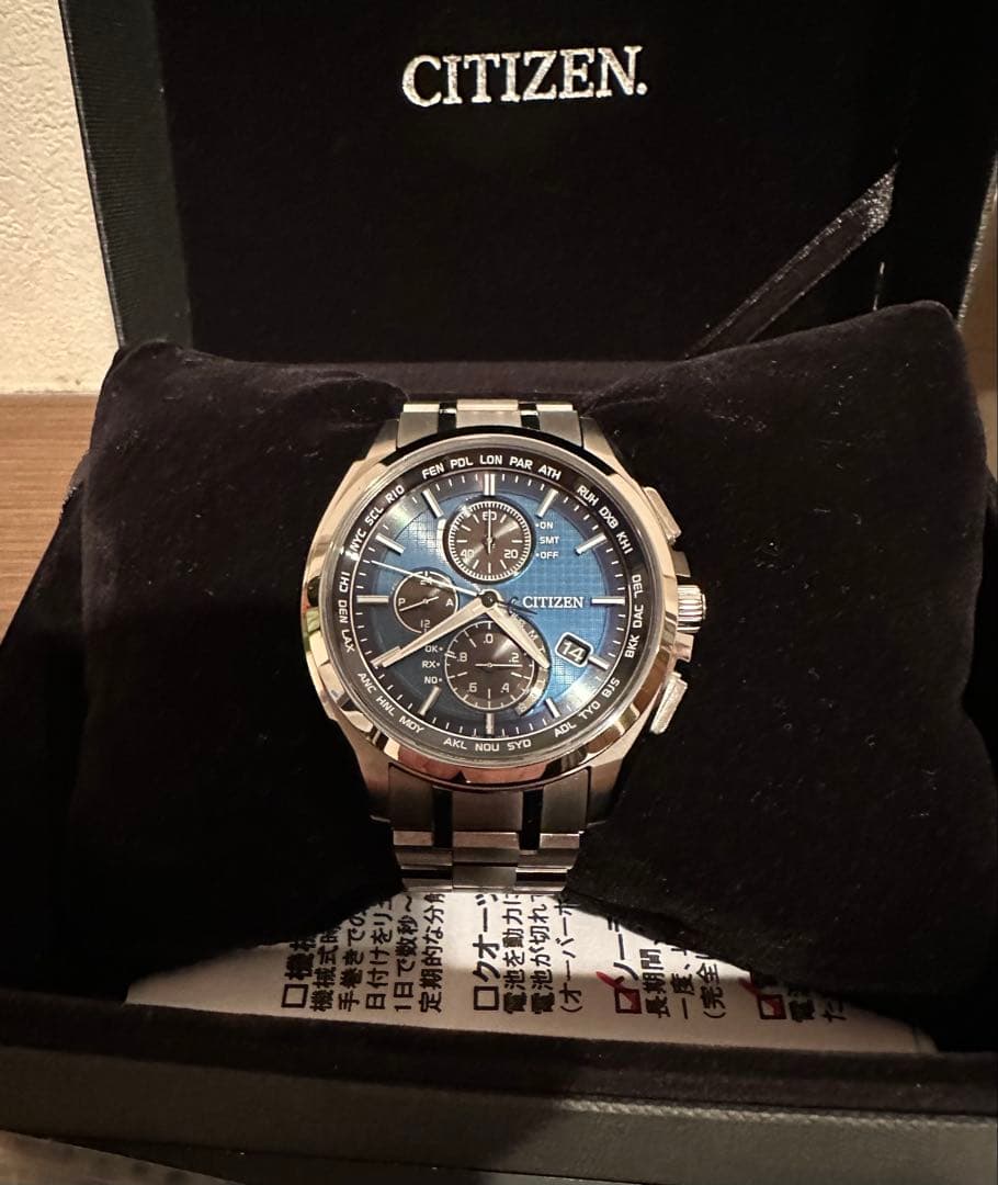 [美品]シチズン CITIZEN AT8040-57L アテッサ エコドライブ