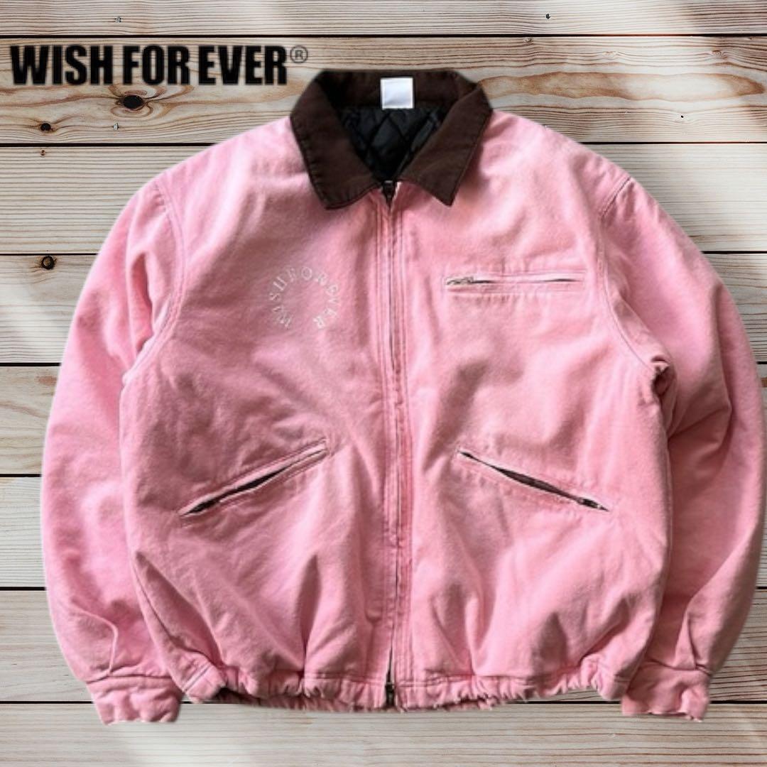 WISH FOR EVERドローコードビンテージライクショートダックジャケット