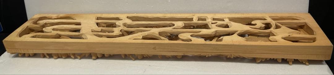 欄間 桜 菊 飾り 置物 住まい 美術品 アンティーク コレクション