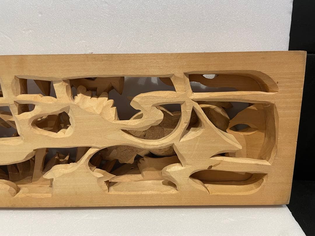 欄間 桜 菊 飾り 置物 住まい 美術品 アンティーク コレクション