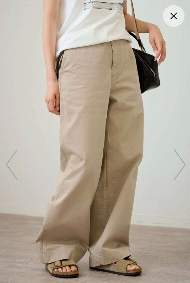 フレームワーク　 オーバーサイズ　チノパンツ　　38