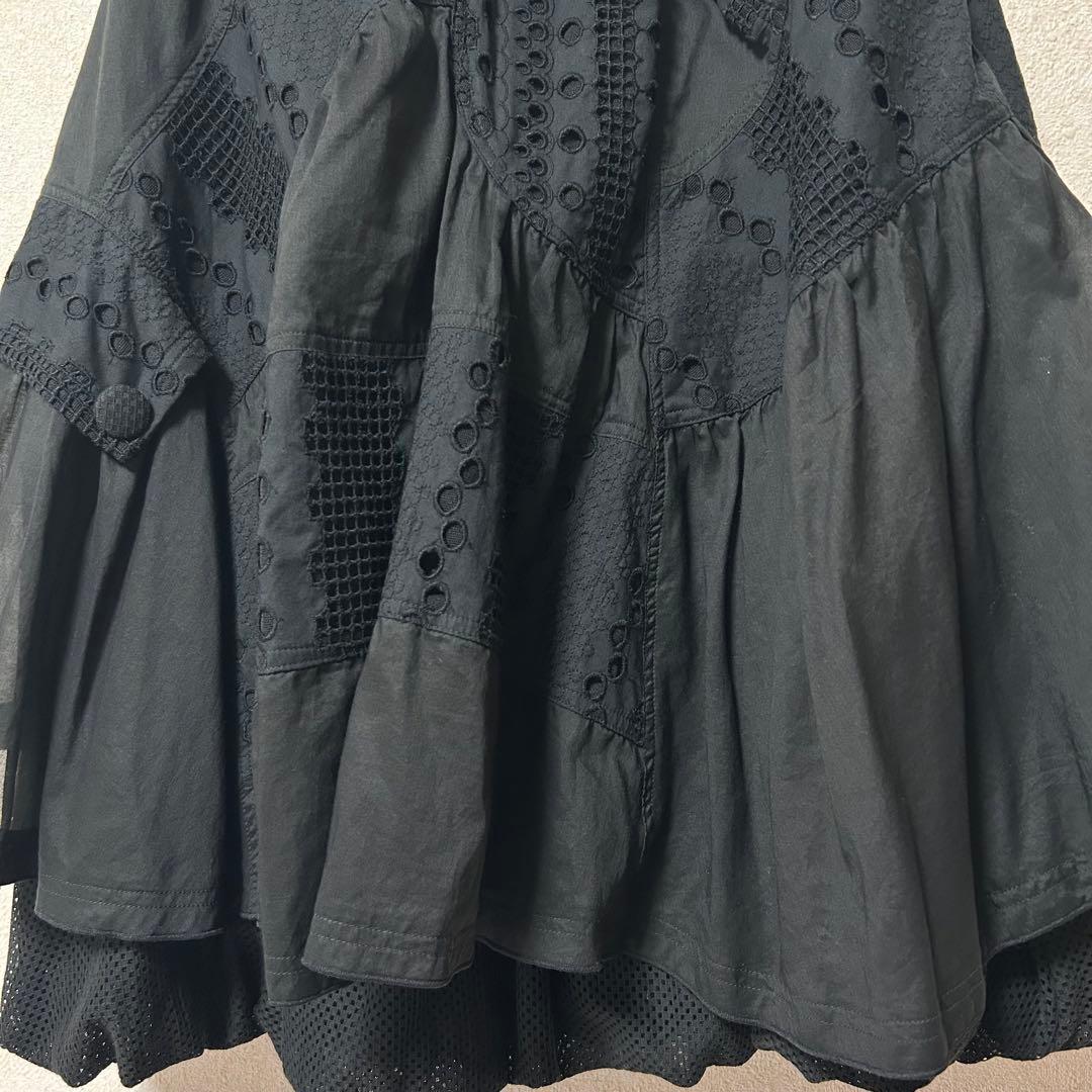 エイココンドウ　デザインスカート　Ｌ　アシンメトリー　バルーン 未使用【Ｅ2】