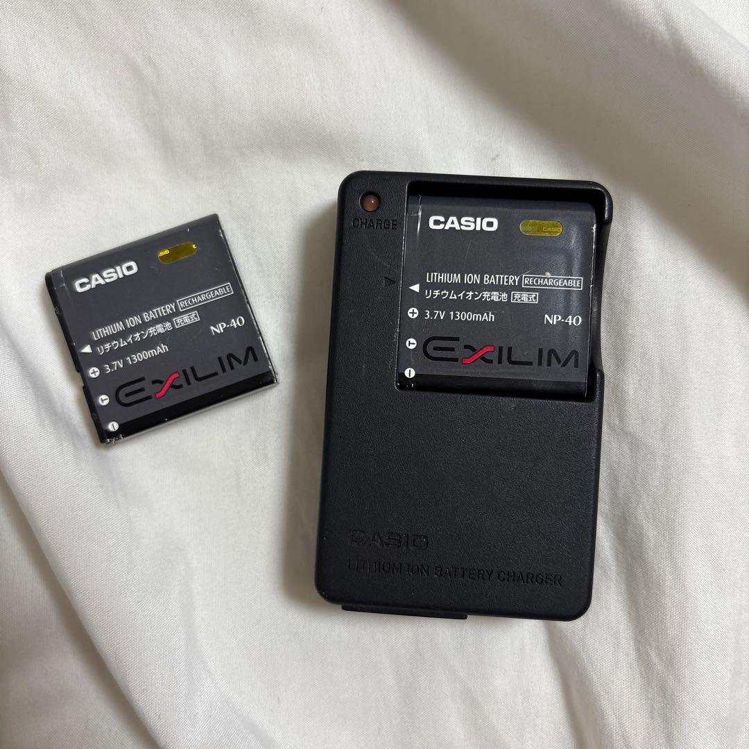 CASIO EXILIM ex-z29 充電器、バッテリー付き 【エモ写真】
