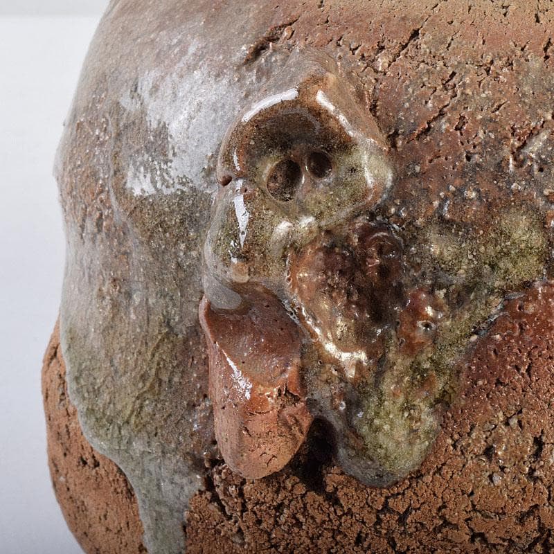 北大路魯山人作 信楽焼 水指 共箱 D R9032B - メルカリ