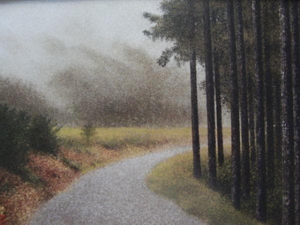 小泉 智英 【時雨去る】 希少画集画、状態良好、新品高級額装付