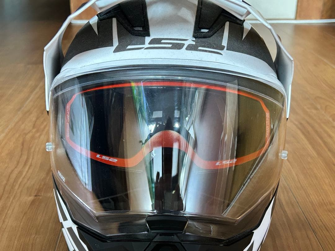 LS2 ヘルメット インナーバイザー付き Mサイズ MX701(2022モデル)