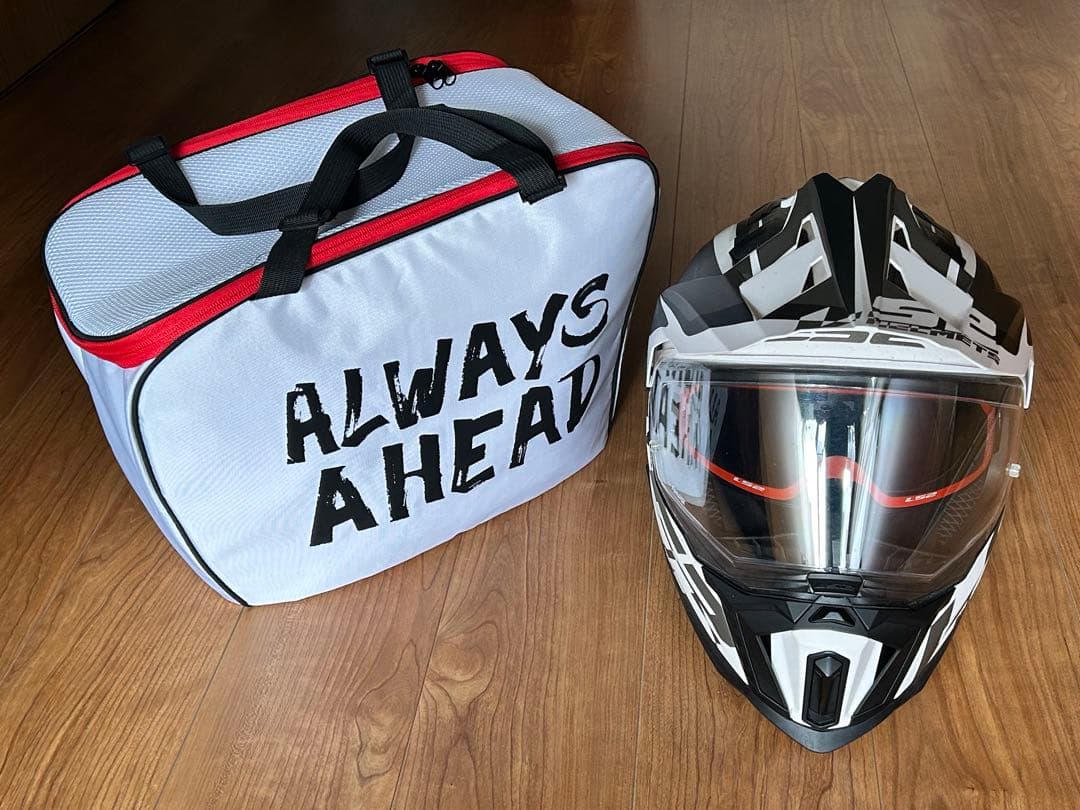 LS2 ヘルメット インナーバイザー付き Mサイズ MX701(2022モデル)