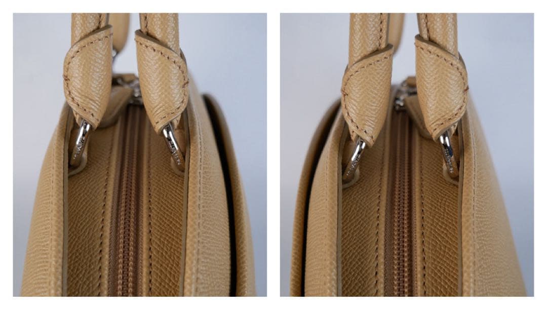 ✨新品未使用保管品✨ モラビト MORABITO　ディアンヌ　ベージュ シボ革