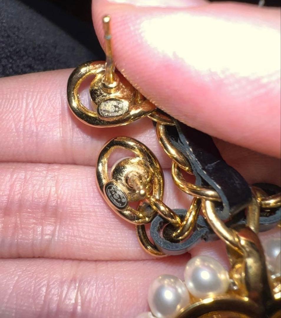CHANEL 激レア ピアス パールピアス ハートピアス - メルカリ